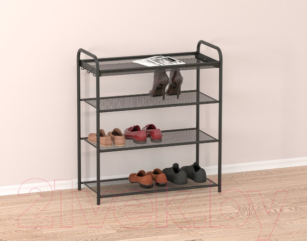 Изображение товара Полка для обуви ЗМИ Верона 24 / ПДОВ24 (черный)