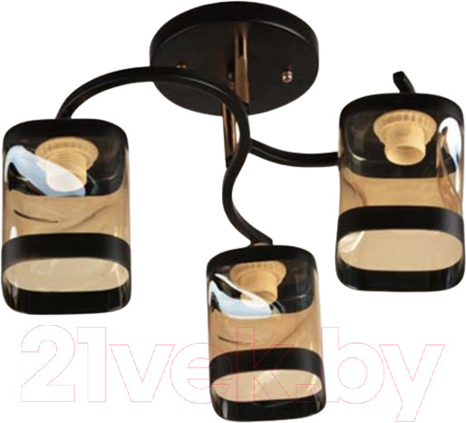 Изображение товара Потолочный светильник Mirastyle BL-15052/3 BK+FG