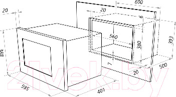 Изображение товара Микроволновая печь Akpo MEA 925 08 SEA01 WH