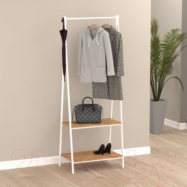 Изображение товара Стойка для одежды ЗМИ Алабама 22 / ВГА22 (белый)