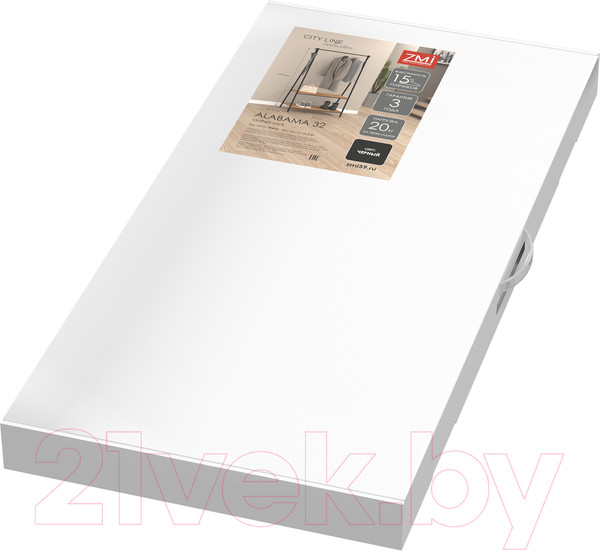 Изображение товара Стойка для одежды ЗМИ Алабама 32 / ВГА32 (черный)