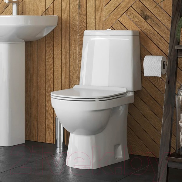 Изображение товара Унитаз напольный Sanita Luxe Next Slim WC.CC/Next/2-SlimDM/WHT.G/S1