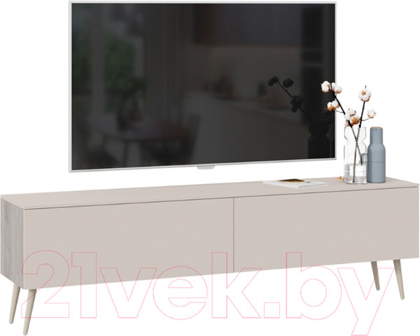 Изображение товара Тумба ТриЯ Порто СМ-393.03.011 (баттл рок/сантьяго софт/бежевый)