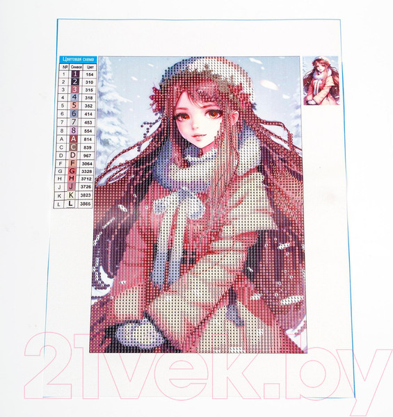 Изображение товара Набор алмазной вышивки Школа талантов Снежная красавица / 9605311