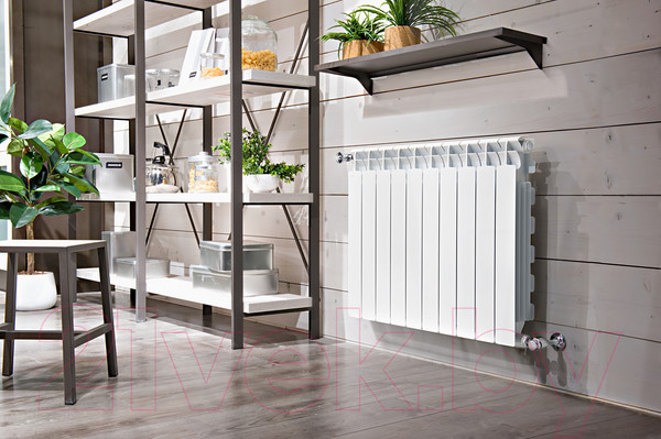 Изображение товара Радиатор алюминиевый Nova Florida Big D3 500/100 White (8 секций)