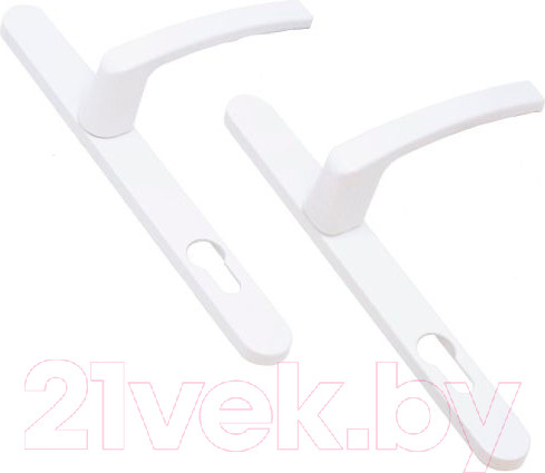 Изображение товара Ручка дверная ЛДМ-Сталь АГН-85.25.67-75 RAL9016 (белый)