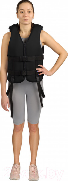 Изображение товара Страховочный жилет Спортивные мастерские Нептун / SM-414 (р-р 44-50, черный)