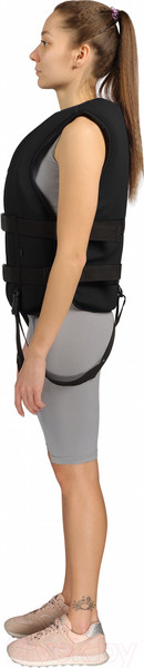 Изображение товара Страховочный жилет Спортивные мастерские Нептун / SM-414 (р-р 44-50, черный)