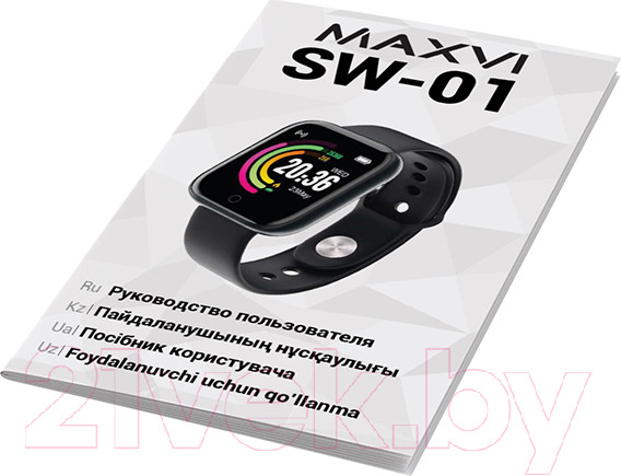 Изображение товара Умные часы Maxvi SW-01 (розовый)