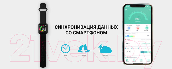 Изображение товара Умные часы Maxvi SW-01 (розовый)