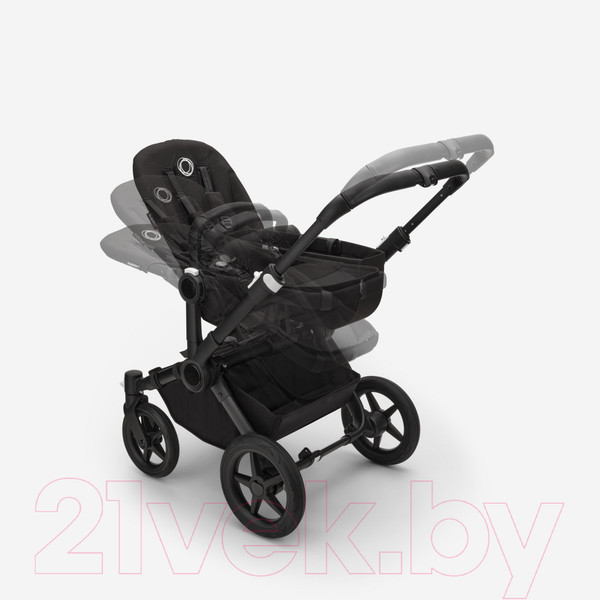 Изображение товара Детская универсальная коляска Bugaboo Donkey 5 2 в 1 с капюшоном (Black/Forest Green)