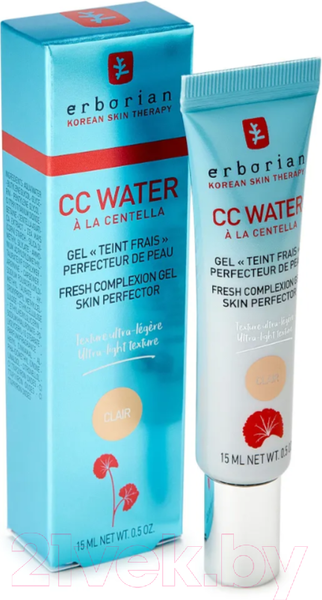 Изображение товара СС-крем Erborian Water Увлажняющий Cветлый (15мл)