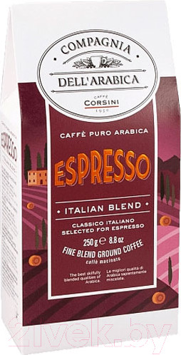 Изображение товара Кофе молотый Compagnia Dell'Arabica Арабика Эспрессо (250г)