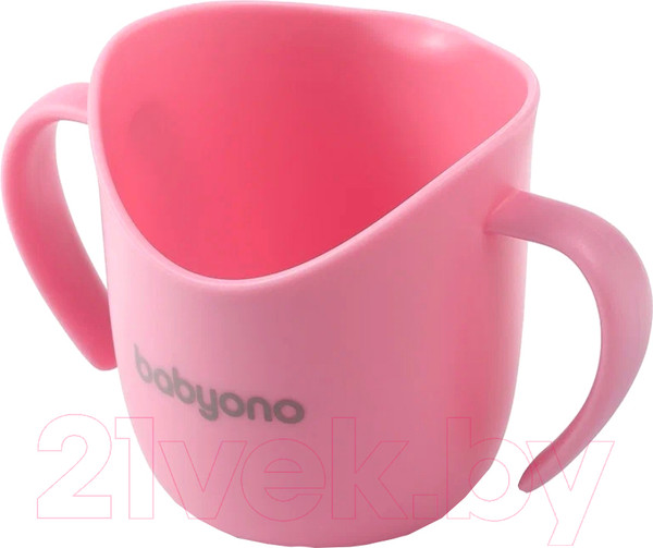 Изображение товара Кружка детская BabyOno Flow / 1463/04 (120мл, розовый)