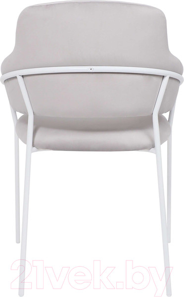 Изображение товара Стул Алвест AV 448 (светло-серый бархат H-09/белый)