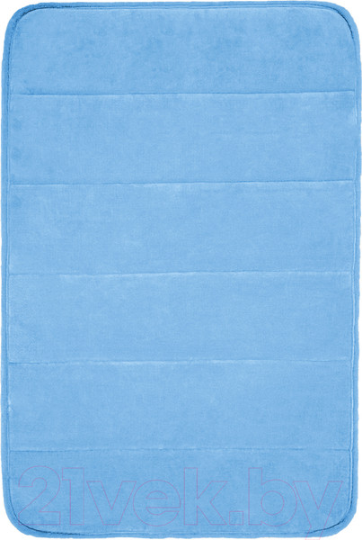 Изображение товара Набор ковриков для ванной и туалета Вилина Велюр / 7173 (50x80, 50x50, голубой)