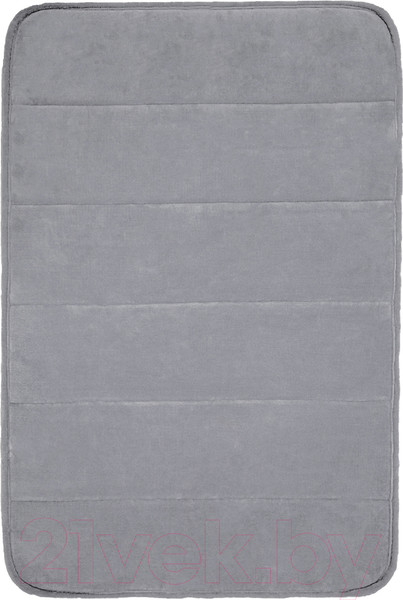 Изображение товара Набор ковриков для ванной и туалета Вилина Велюр 7174 (60x100, 50x60, светло-серый)