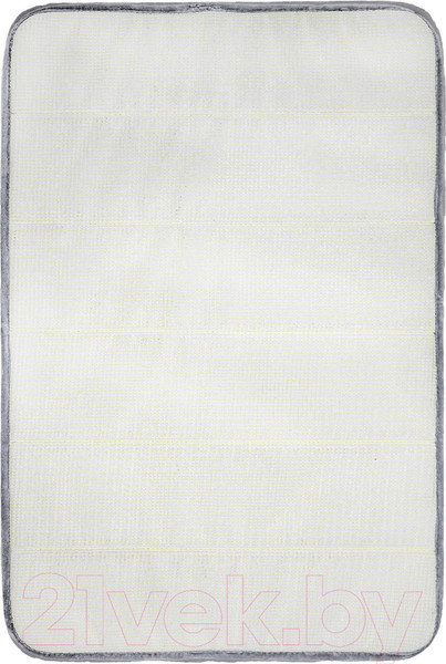 Изображение товара Набор ковриков для ванной и туалета Вилина Велюр 7174 (60x100, 50x60, светло-серый)