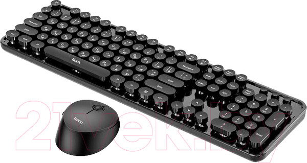 Изображение товара Комплект клавиатура и мышь Hoco DI25 (черный)