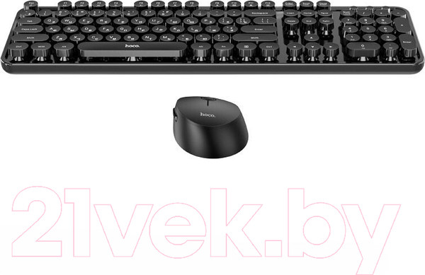Изображение товара Комплект клавиатура и мышь Hoco DI25 (черный)