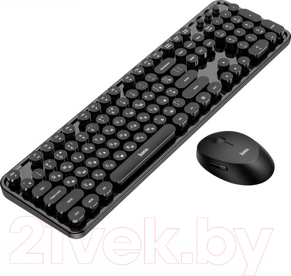 Изображение товара Комплект клавиатура и мышь Hoco DI25 (черный)