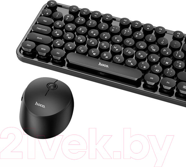 Изображение товара Комплект клавиатура и мышь Hoco DI25 (черный)