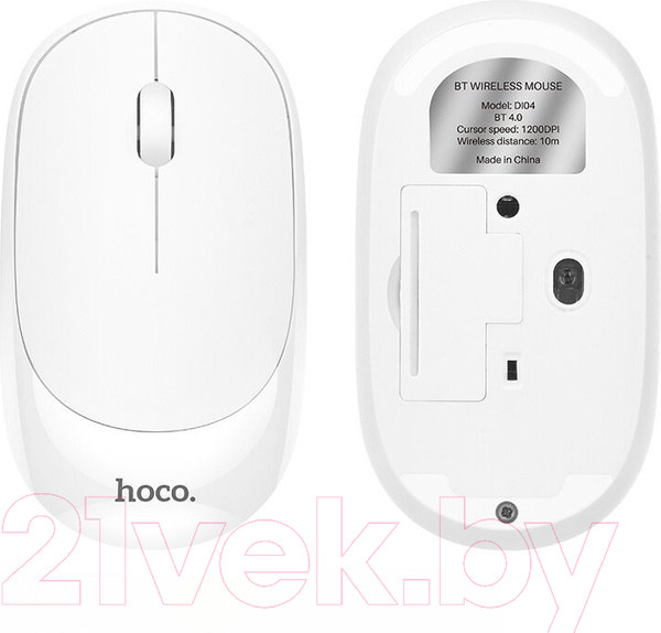 Изображение товара Комплект клавиатура и мышь Hoco DI05 (белый)