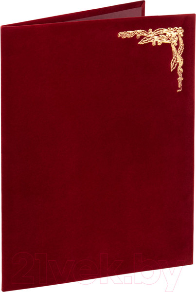 Изображение товара Папка адресная Staff 124294 (бордовый)