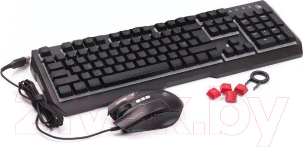 Изображение товара Комплект клавиатура и мышь A4Tech Bloody B1700 (черный)