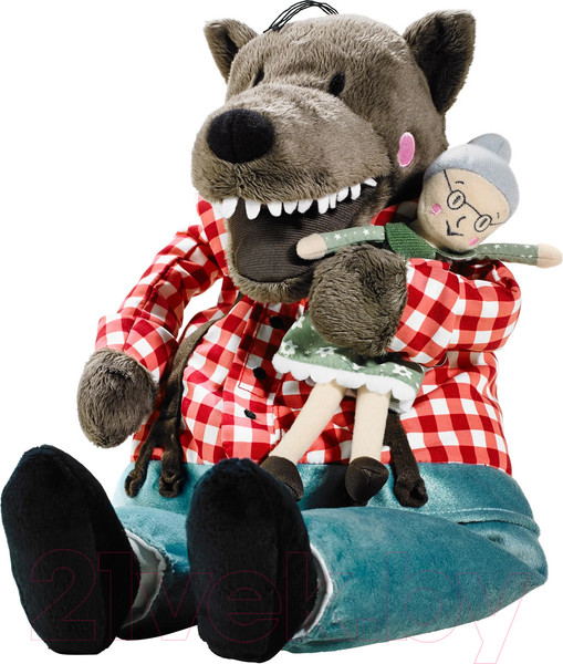Изображение товара Набор мягких игрушек Swed house Palsleksaker Волк и бабушка MR3-610