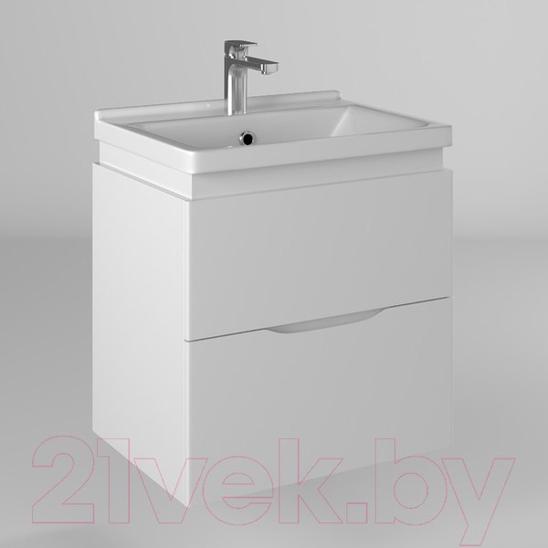 Изображение товара Тумба с умывальником Briz Сити 60 / 232 03-18060-18 00 БЕЛ