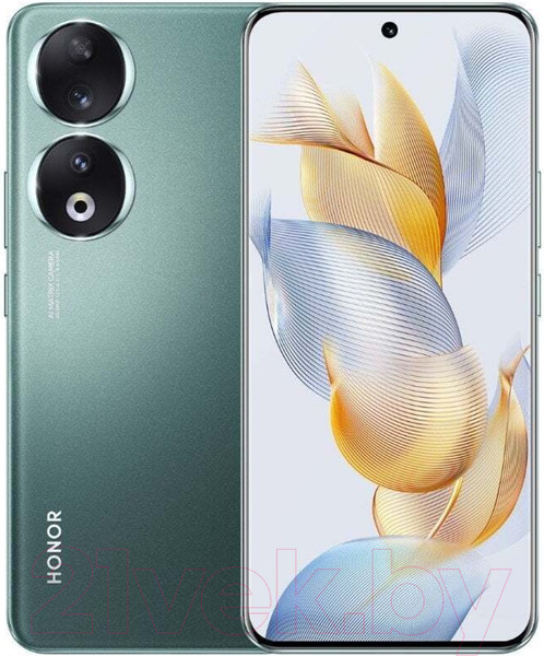 Изображение товара Смартфон Honor 90 8GB/256GB / REA-NX9 (изумрудный/зеленый)