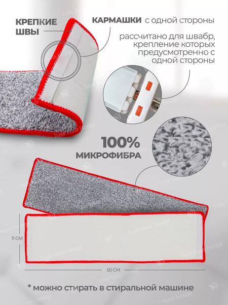 Изображение товара Набор мопов для швабры WMC Tools Tools WMC-05 / WMC-mop5-2pcs