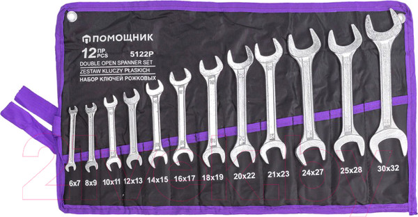 Изображение товара Набор ключей Помощник 5122P (56767-12шт)