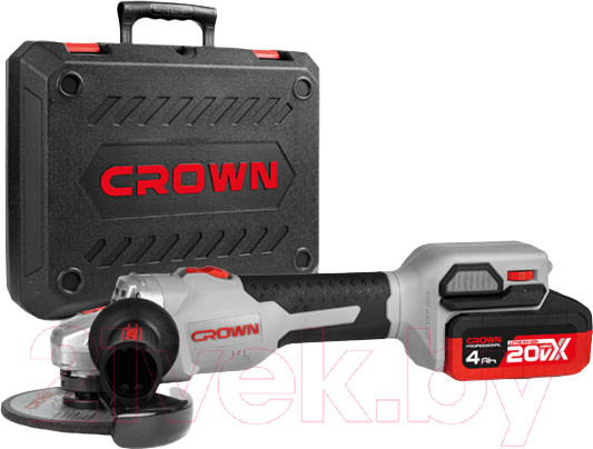 Изображение товара Угловая шлифовальная машина CROWN CT23008-125HX-4BMC