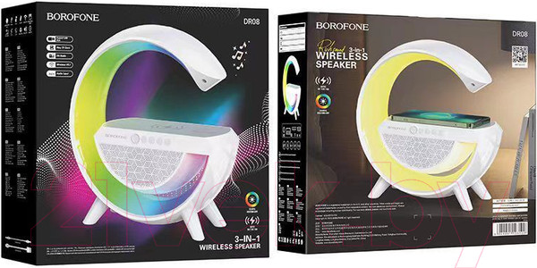Изображение товара Портативная колонка Borofone DR08 (белый)