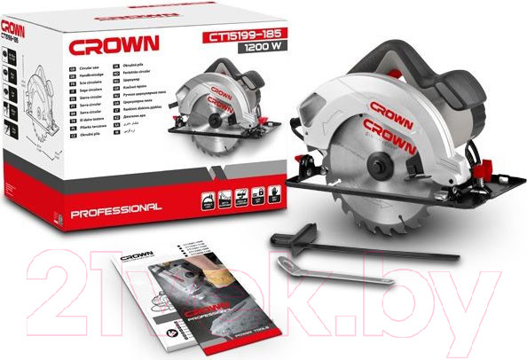 Изображение товара Дисковая пила CROWN CT15199-185