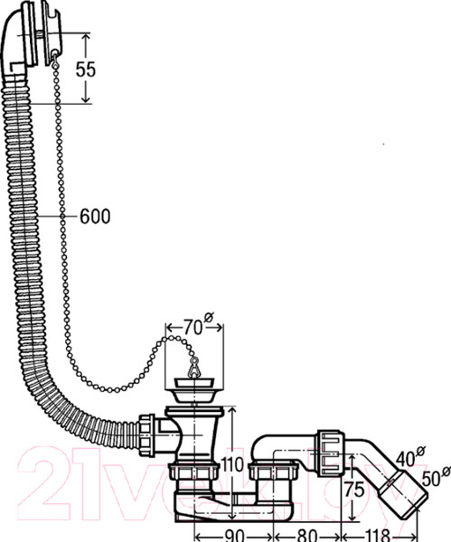 Изображение товара Сифон Viega 311537