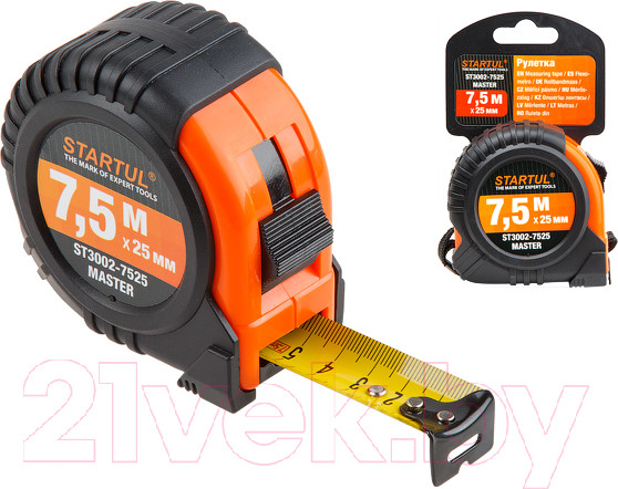 Изображение товара Рулетка Startul ST3002-7525 (7.5м)