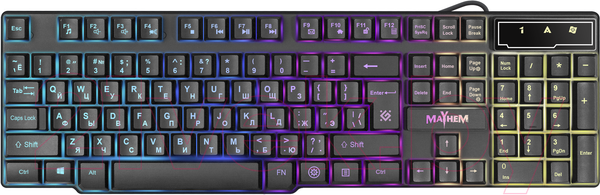 Изображение товара Клавиатура Defender Mayhem GK-360DL RU / 45360