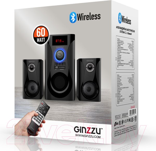 Изображение товара Мультимедиа акустика Ginzzu GM-425