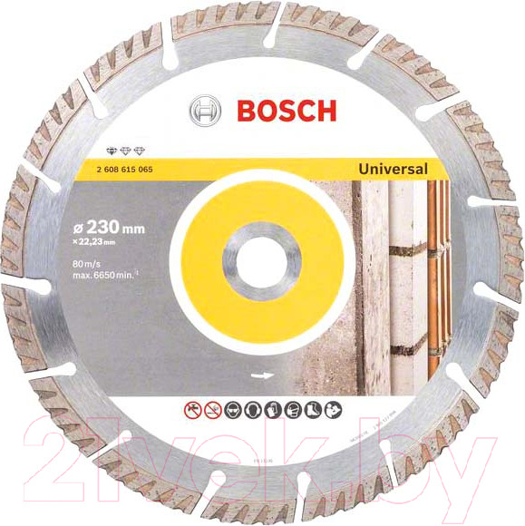 Изображение товара Отрезной диск алмазный Bosch 2.608.615.065