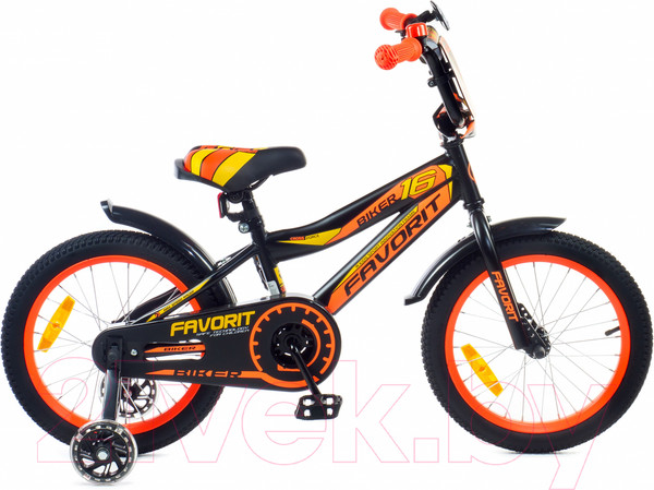 Изображение товара Детский велосипед FAVORIT Biker / BIK-16OR (оранжевый)