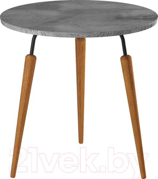 Изображение товара Журнальный столик Мебелик BeautyStyle 22 (орех гикори Grey/черный/бук)