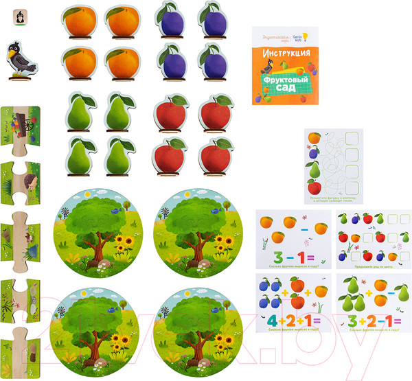 Изображение товара Развивающая игра Мастер Вуд Фруктовый сад / WFS