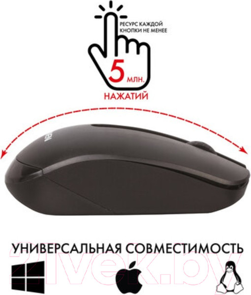 Изображение товара Мышь Sonnen M-3032 (черный)