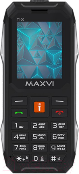 Изображение товара Мобильный телефон Maxvi T100 (черный)
