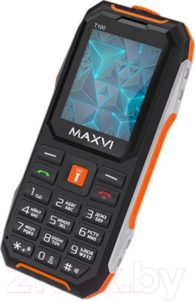 Изображение товара Мобильный телефон Maxvi T100 (оранжевый)