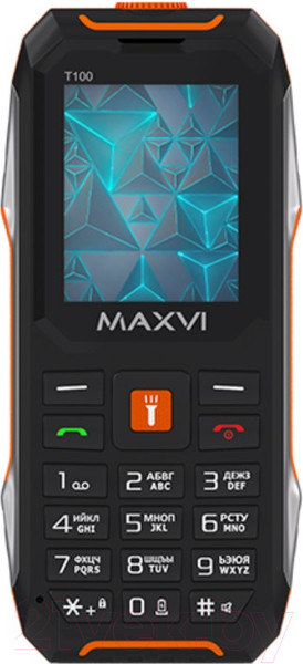 Изображение товара Мобильный телефон Maxvi T100 (оранжевый)