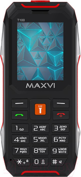Изображение товара Мобильный телефон Maxvi T100 (красный)